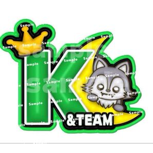 &TEAM K ぷっくり ネームボード ケイ Kくん エンティーム ネムボ
