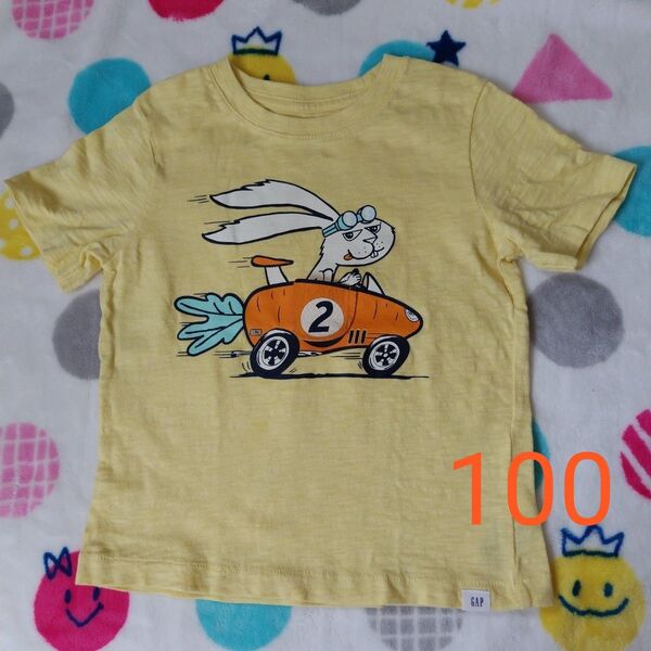 100 GAP 半袖 Tシャツ 男の子 車