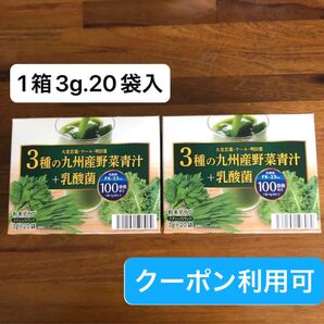 【ファッションクーポン利用可】マタニティ、産後の体力維持に!九州産 野菜青汁 3g×40包(2箱分)分包タイプ