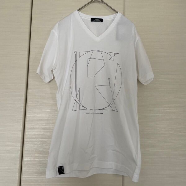 5351 pour les hommes メンズ プールオム 半袖カットソー VネックTシャツ 白 Mサイズ