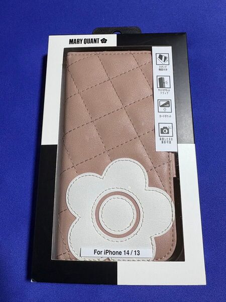 マリークワント iPhone13 iPhone14 手帳型 スマホケース