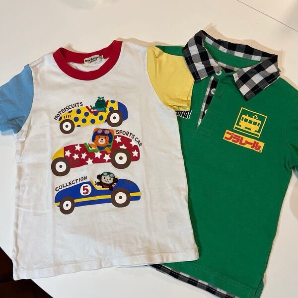 Hot Biscuits プラレール 半袖Tシャツ 2枚セット