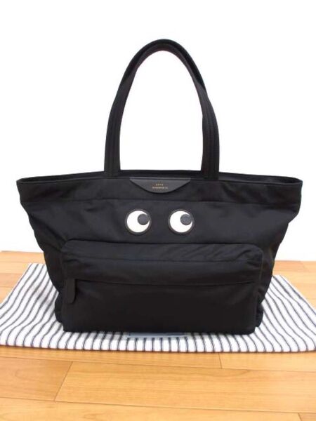 美品 アニヤハインドマーチ E/W TOTE EYES アイズ ナイロン トート トートバッグ
