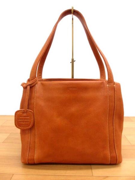 美品 ゲンテン 44111 (42405) ゴートベーシック ミドルトートバッグ genten