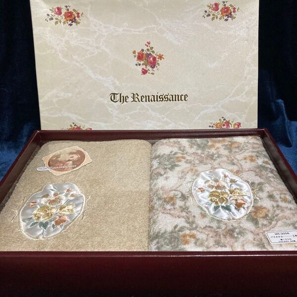 THE Renaissance バスタオル2枚セット 綿100% 未使用品 保管品 日本製