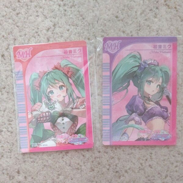 セガラッキーくじオンライン 初音ミク×オシャレ魔女ラブandベリー マストバイキャンペーン ステッカー