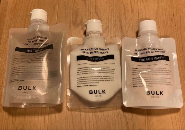 BULK HOMME バルクオムスキンケアセット 洗顔 化粧水 乳液