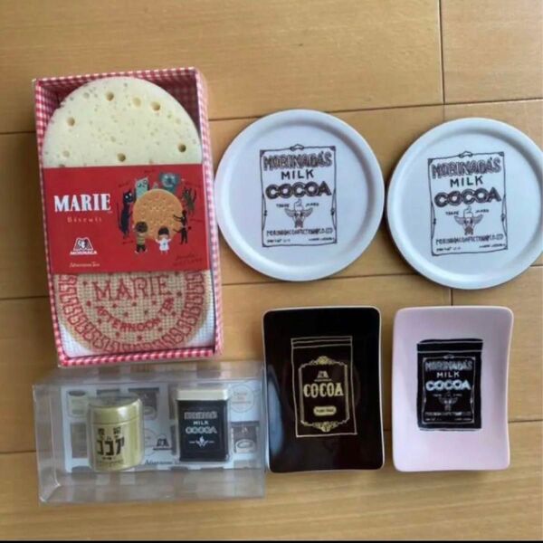 新品 アフタヌーンティー 森永 コースター トレイ クロス マグネット マリー 食器 皿