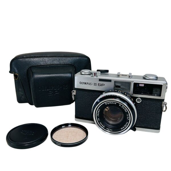 【現状品】OLYMPUS 35 SP レンジファインダー フィルムカメラ EE搭載 オリンパス G.ZUIKO 1.7 42mm