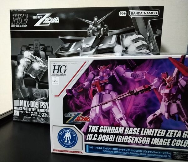 HG 1/144 サイコ・ガンダム メタリックグロスインジェクション ゼータガンダム バイオセンサー セット ガンダムベース