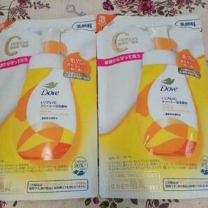 ☆ダヴ トリプルVCクリーミー泡洗顔料 2個セット☆
