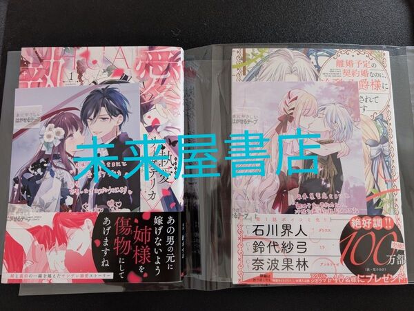 離婚予定の契約婚なのに、冷酷公爵様に執着されています 3 執愛サイケデリカ 1 未来屋書店特典付き