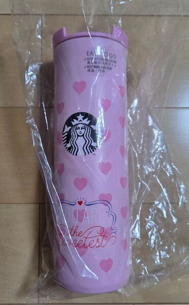 9日までの出品 スターバックス STARBUCKS バレンタイン タンブラー ピンク 473ml