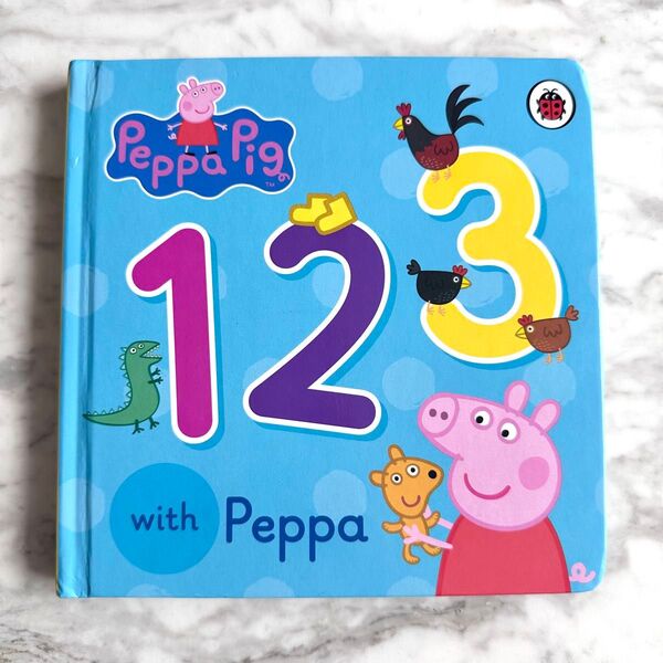 【英語の絵本】Peppa Pig 123 with Peppa ペッパピッグ 数字 ボードブック 幼児英語 えいごのえほん