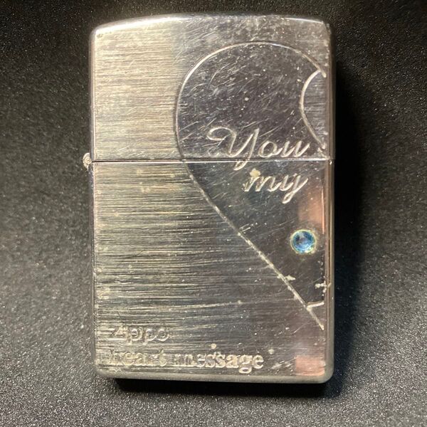 Zippo Heart's message オイルライター シルバー 2016年製