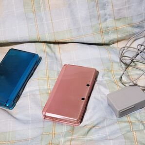 ニンテンドー3DS 本体 青 ピンク 充電器付き