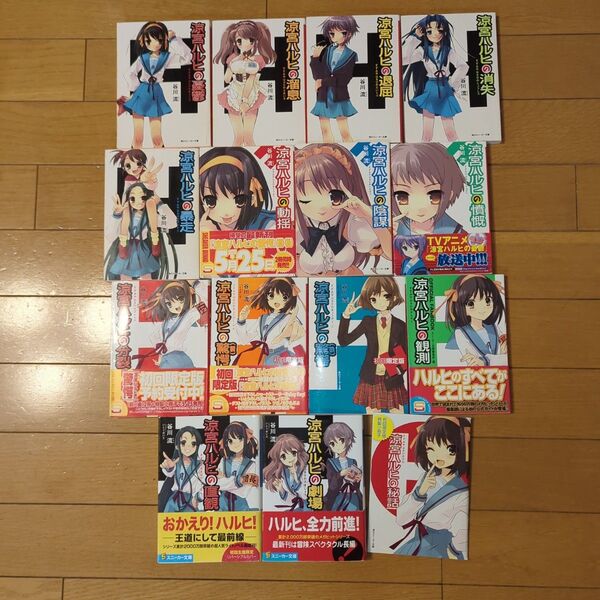 涼宮ハルヒの憂鬱シリーズ 全14冊セット 特別小冊子付き
