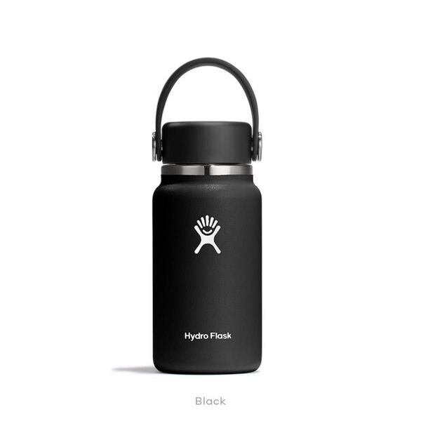 ハイドロフラスク 200ml MICRO HYDRO キャンプ ボトル 水筒 : Black Hydro Flask