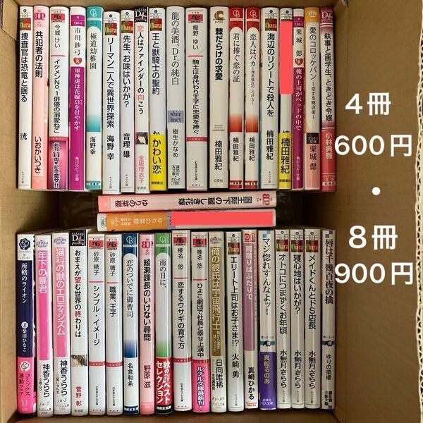 BL小説40冊まとめ売り【バラ売り可】