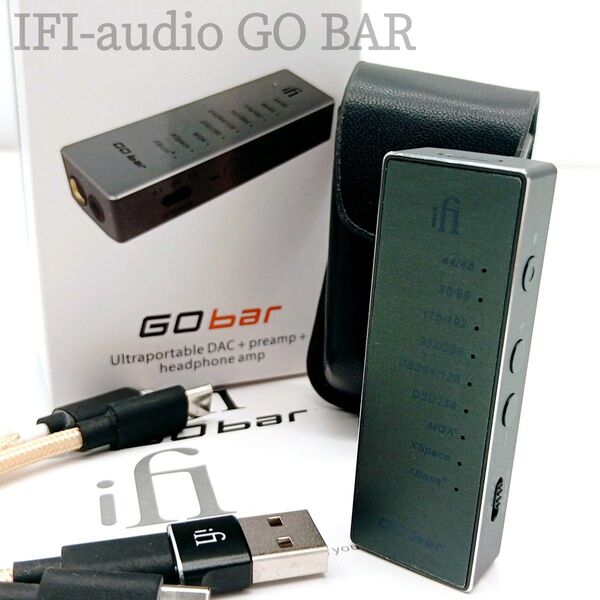 IFI-audio ヘッドホンアンプ GO BAR USB DAC アイファイオーディオ