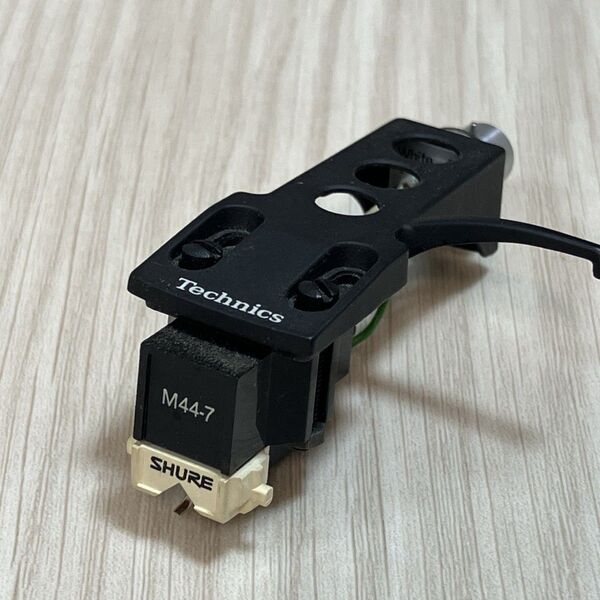 SHURE M44-7 純正針付き カートリッジ ヘッドシェル Technics シュア テクニクス