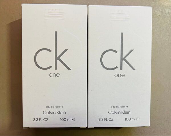 【新品】カルバン クライン シーケーワン CK1 EDT SP 100ml x 2個