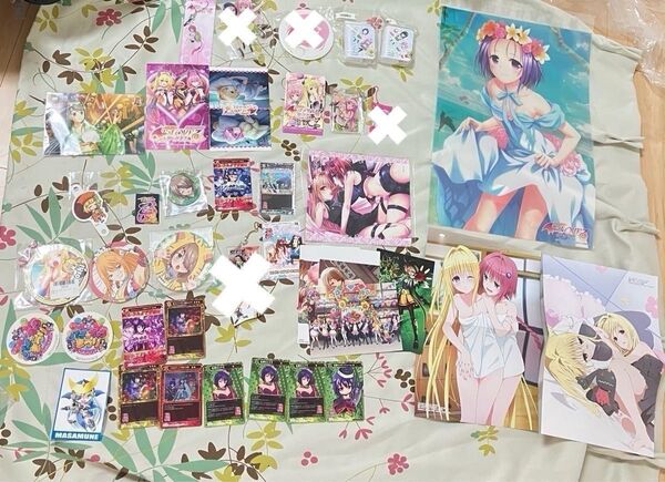 ToLOVEる 戦国乙女 セット 39点 キーホルダー 缶バッジ ポストカード カンスケ モモ ヤミ ポスター ヨシモト