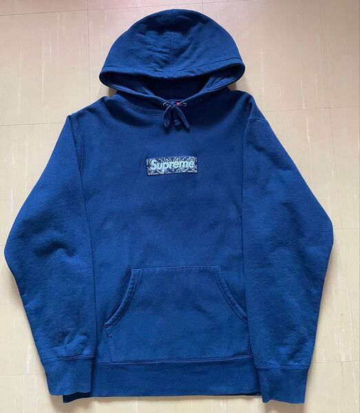 Supreme Bandana Box Logo Hooded 19aw 美品 シュプリーム ボックスロゴ