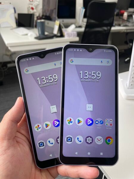 ARROWS WE F-51B 64GB 5G SIMフリー 電池良好 パープリ 2台セット (本体のみ)