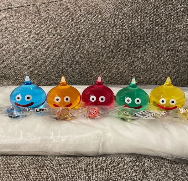 ドラゴンクエスト AM スライムビッグクリアフィギュア フルコンプ クリアなミニフィギュア スライムがあらわれた! 全5種