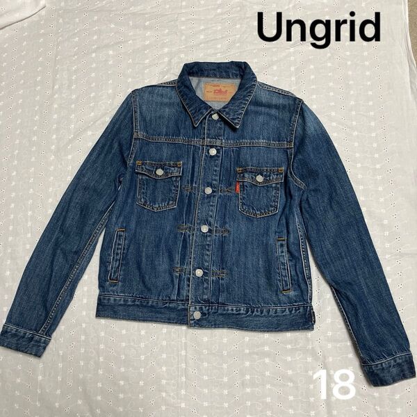 ungrid アングリッドデニムジャケット インディゴブルー