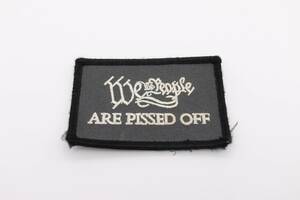  patch molaru patch шуточный товар patch нашивка милитари WE THE PEOPLE ARE PISSED OFF