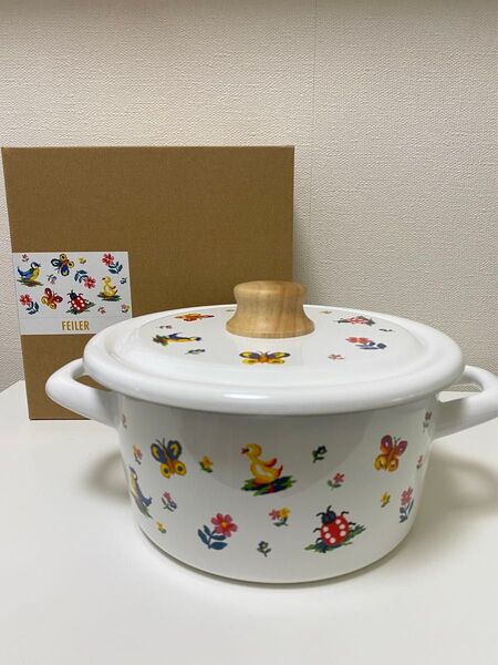 【新品】フェイラー FEILER ★ ハイジ ホーロー キャセロール 鍋 ★ ハイジドット ホーロー