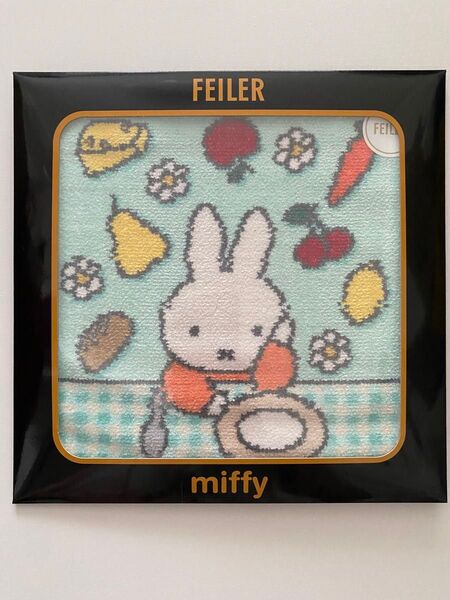 【新品】フェイラー ミッフィー コラボ ★ ミッフィー ブランチタイム ★ FEILER フェイラー ハンカチ miffy