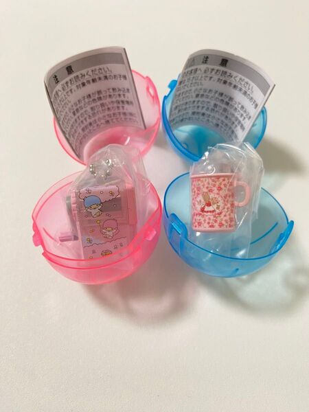 【新品】サンリオキャラクターズ レトロミニチュアチャーム ガチャ キキララ リトルツインスターズ マロンクリーム