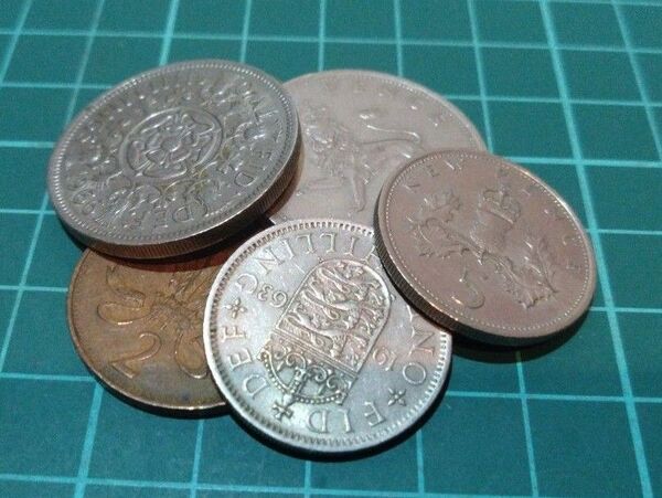 【イギリス旧貨幣】エリザベス2世貨幣 6種類セット