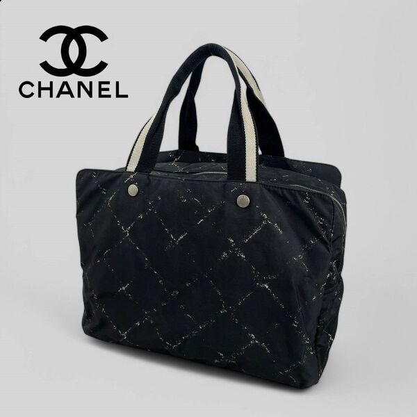 ■シャネル CHANEL■ 旧トラベルライン ボストンバッグ 1泊旅行・お出掛け