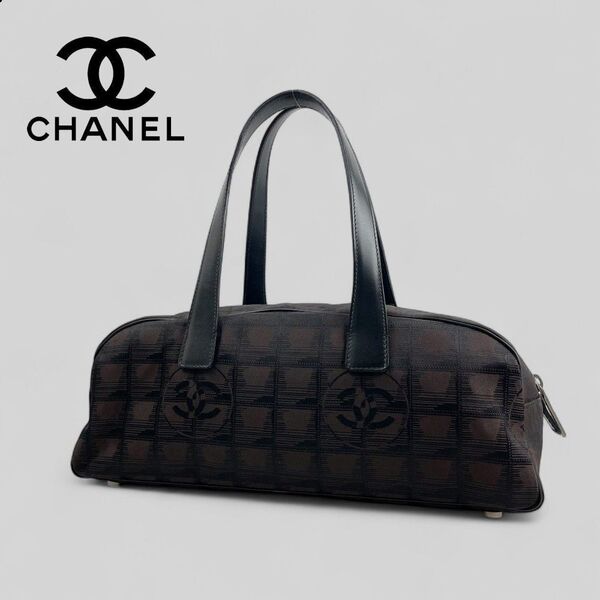 ■シャネル CHANEL■ ニュートラベルライン ミニボストンバッグ ブラウン