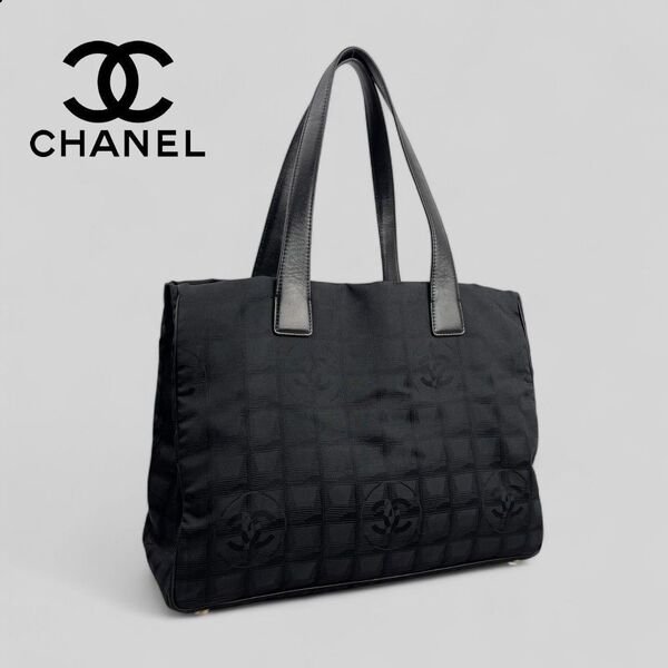 ■シャネル●CHANEL■ ニュートラベルライン ブラック トートMM 肩掛け