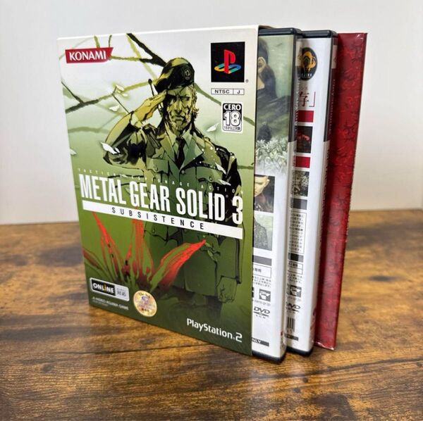 METAL GEAR SOLID 3 SUBSISTENCE 初回生産版 メタルギアソリッド3 プレイステーション2