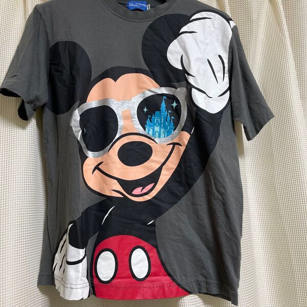 東京ディズニーリゾート ミッキーマウス Tシャツ サングラス シンデレラ城 ディズニーシー ユニセックス