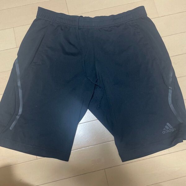 adidas アディダス ショートパンツ ハーフパンツ 黒 メンズ ジャージ
