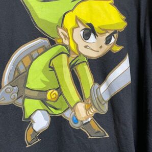 ゼルダの伝説 大地の汽笛 海外古着 トゥーンリンク Nintendo ゆったり アニメtシャツ