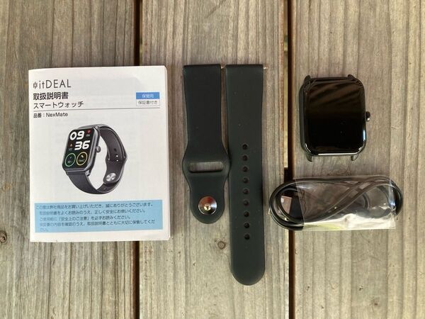 itDEALスマートウォッチ 体温、血圧、血中酸素他多機能