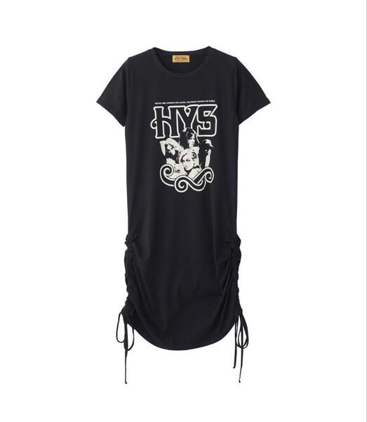 美品 現行 ヒステリックグラマーHYSTERICGLAMOUR TRAVEL GIRL ワンピース Tシャツ