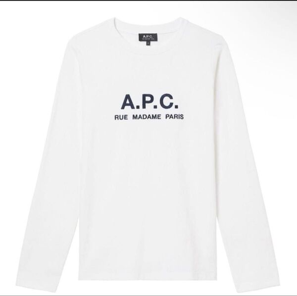 【未使用】A.P.C. ロゴ刺繍 ロンT ユニセックス カットソー