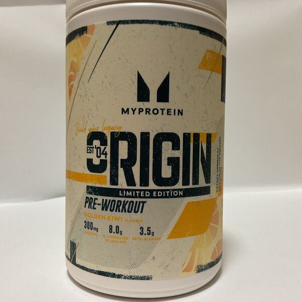 マイプロテイン origin プレワークアウト ゴールデンキウイ 600g
