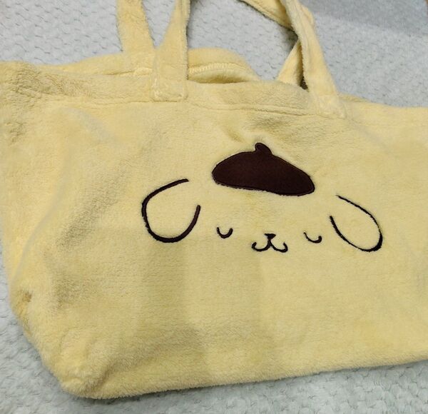 ポムポムプリン ふわふわ トートバッグ サンリオ