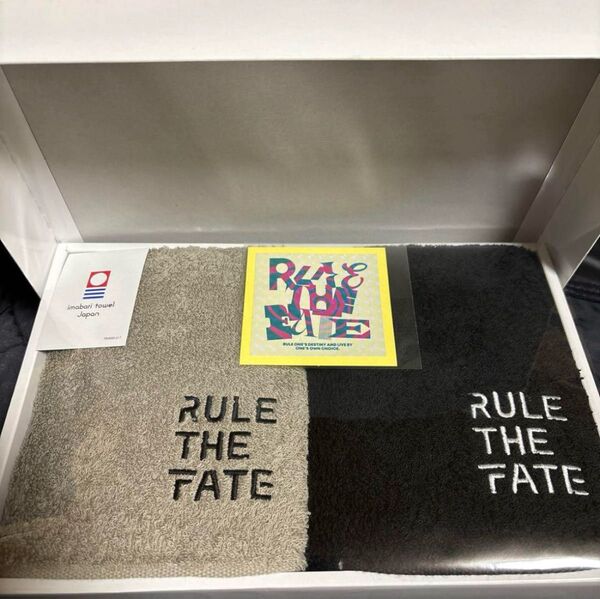 RULETHEFATE premium Card交換ノベルティ 今治タオルギフト ステッカー付き