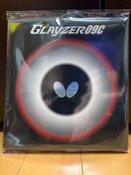 バタフライ 卓球ラバー GLAYZER09C 黒 特厚 未使用
